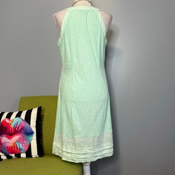Tommy Bahama Seafoam Blue/Green Tank Dress Cotton Linen - Picture 5 of 5